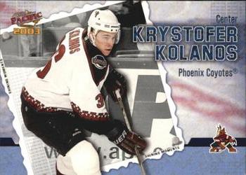 2002-03 Pacific - Shining Moments #10 Krystofer Kolanos Front