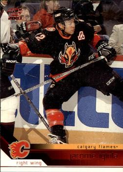 2002-03 Pacific - Red #54 Jarome Iginla Front