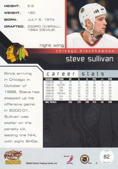 2002-03 Pacific - Red #82 Steve Sullivan Back