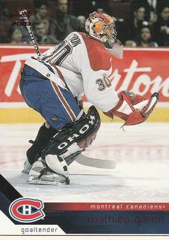 2002-03 Pacific - Red #195 Mathieu Garon Front