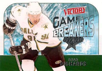 2009-10 Upper Deck Victory - Game Breakers #GB5 Brad Richards Front