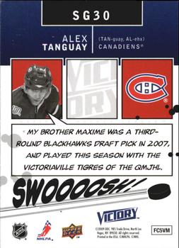 2009-10 Upper Deck Victory - Stars of the Game #SG30 Alex Tanguay Back
