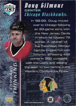 1998-99 Pacific Dynagon Ice - Forward Thinking #4 Doug Gilmour Back