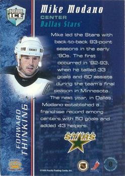 1998-99 Pacific Dynagon Ice - Forward Thinking #8 Mike Modano Back