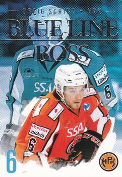 2014-15 Cardset Finland - Blue Line Boss #BLB3 Craig Schira Front