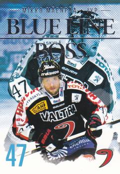 2014-15 Cardset Finland - Blue Line Boss #BLB5 Mikko Mäenpää Front