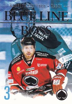 2014-15 Cardset Finland - Blue Line Boss #BLB14 Garrett Stafford Front