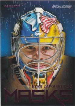2014-15 Cardset Finland - Masks Limited Special Edition #MASKS1 Ryan Zapolski Front