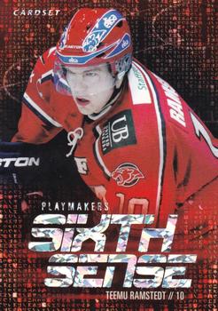 2014-15 Cardset Finland - Sixth Sense #PLAYMAKERS 3 Teemu Ramstedt Front