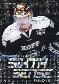 2014-15 Cardset Finland - Sixth Sense #PLAYMAKERS 13 Ryan Lasch Front