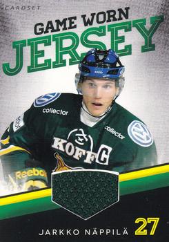 2014-15 Cardset Finland - Game Worn Jersey Series 2 Exchange #NNO Jarkko Näppilä Front