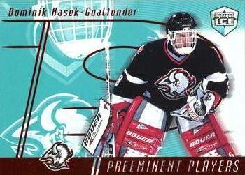 1998-99 Pacific Dynagon Ice - Preeminent Players #2 Dominik Hasek Front