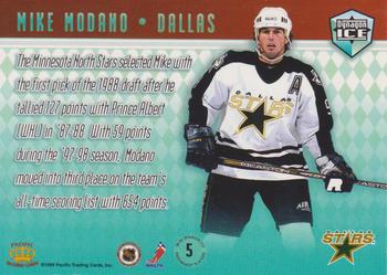 1998-99 Pacific Dynagon Ice - Preeminent Players #5 Mike Modano Back