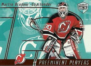 1998-99 Pacific Dynagon Ice - Preeminent Players #7 Martin Brodeur Front