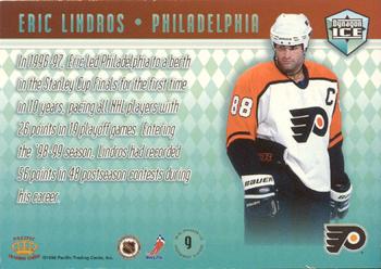 1998-99 Pacific Dynagon Ice - Preeminent Players #9 Eric Lindros Back