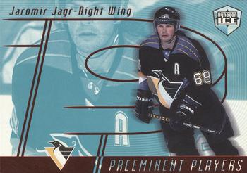 1998-99 Pacific Dynagon Ice - Preeminent Players #10 Jaromir Jagr Front