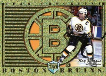 1998-99 Pacific Dynagon Ice - Team Checklists #2 Ray Bourque Front