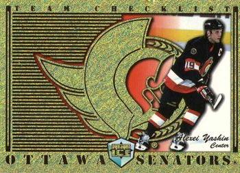1998-99 Pacific Dynagon Ice - Team Checklists #18 Alexei Yashin Front