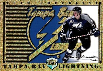 1998-99 Pacific Dynagon Ice - Team Checklists #24 Vincent Lecavalier Front
