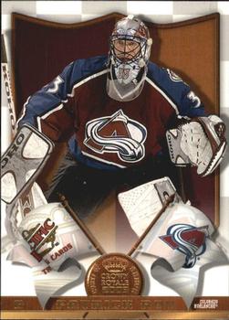 2002-03 Pacific Crown Royale - Coats of Armor #1 Patrick Roy Front