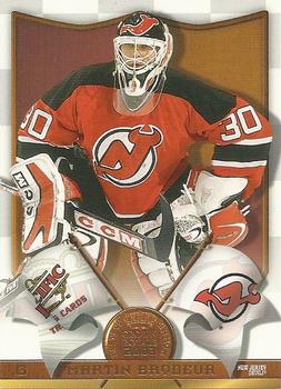 2002-03 Pacific Crown Royale - Coats of Armor #6 Martin Brodeur Front