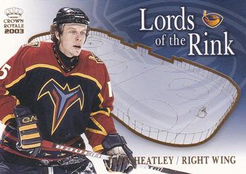 2002-03 Pacific Crown Royale - Lords of the Rink #2 Dany Heatley Front