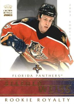 2002-03 Pacific Crown Royale - Rookie Royalty #12 Stephen Weiss Front