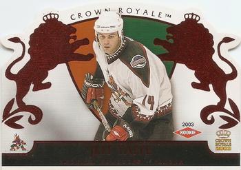 2002-03 Pacific Crown Royale - Red #132 Jeff Taffe Front