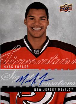 2008-09 Upper Deck - Signature Sensations #SS-MF Mark Fraser Front