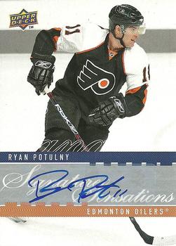2008-09 Upper Deck - Signature Sensations #SS-RP Ryan Potulny  Front