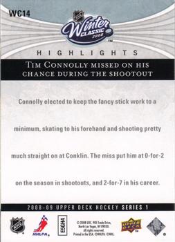 2008-09 Upper Deck - Winter Classic #WC14 Tim Connolly Back