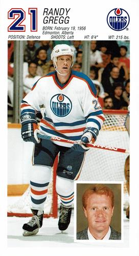 1988-89 Edmonton Oilers #NNO Randy Gregg Front