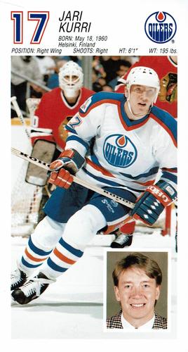 1988-89 Edmonton Oilers #NNO Jari Kurri Front