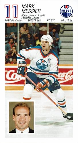 1988-89 Edmonton Oilers #NNO Mark Messier Front