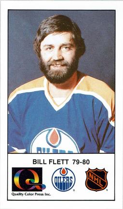 1988-89 Edmonton Oilers Action Magazine Tenth Anniversary Commemerative #71 Bill Flett Front