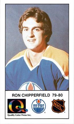 1988-89 Edmonton Oilers Action Magazine Tenth Anniversary Commemerative #74 Ron Chipperfield Front