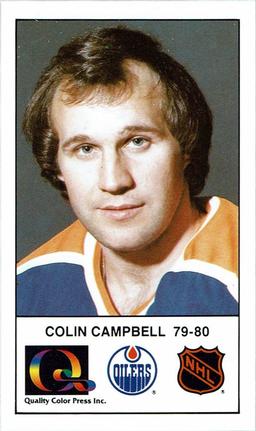 1988-89 Edmonton Oilers Action Magazine Tenth Anniversary Commemerative #123 Colin Campbell Front