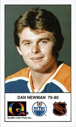 1988-89 Edmonton Oilers Action Magazine Tenth Anniversary Commemerative #129 Dan Newman Front