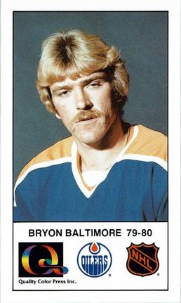 1988-89 Edmonton Oilers Action Magazine Tenth Anniversary Commemerative #138 Bryon Baltimore Front