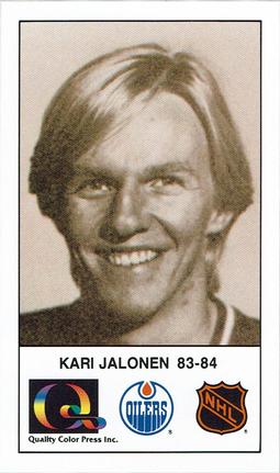 1988-89 Edmonton Oilers Action Magazine Tenth Anniversary Commemerative #148 Kari Jalonen Front