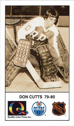 1988-89 Edmonton Oilers Action Magazine Tenth Anniversary Commemerative #152 Don Cutts Front
