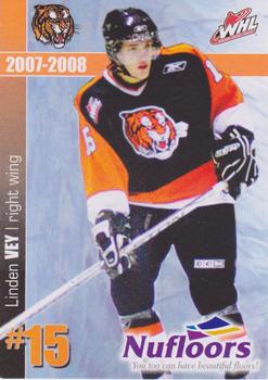 2007-08 Medicine Hat Tigers (WHL) #NNO Linden Vey Front