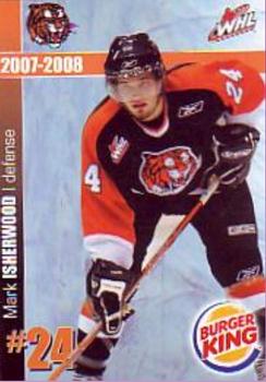 2007-08 Medicine Hat Tigers (WHL) #NNO Mark Isherwood Front