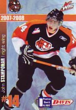 2007-08 Medicine Hat Tigers (WHL) #NNO John Stampohar Front