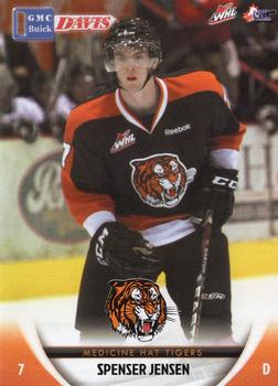 2011-12 Medicine Hat Tigers (WHL) #NNO Spenser Jensen Front