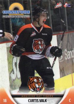 2011-12 Medicine Hat Tigers (WHL) #NNO Curtis Valk Front