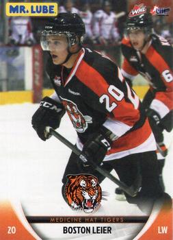 2011-12 Medicine Hat Tigers (WHL) #NNO Boston Leier Front