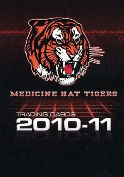 2010-11 Medicine Hat Tigers (WHL) #NNO Header Card Front