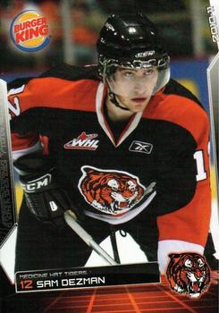 2010-11 Medicine Hat Tigers (WHL) #6 Sam Dezman Front