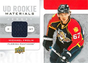 2008-09 Upper Deck - Rookie Materials #RM-MF Michael Frolik  Front
